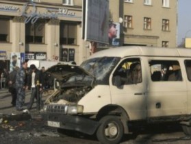 Взрыв маршрутки. Фото: REUTERS/Stringer